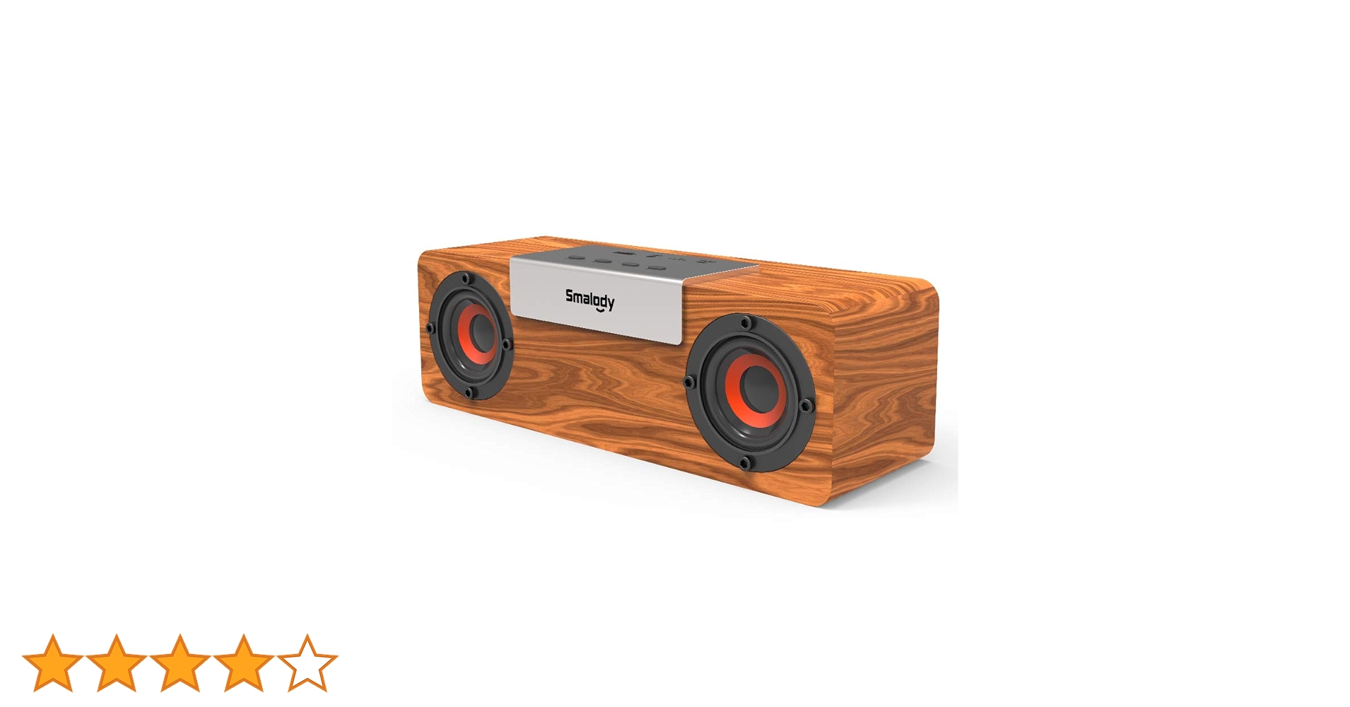 10W木製ワイヤレススピーカー・持ち運びに便利デュアルドライバーステレオサウンド Amazon.co.jp: Bluetooth スピーカー, Smalody 10W木製